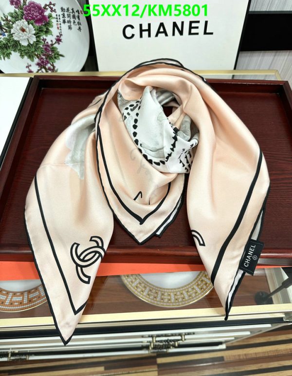 Chanel Replica Coco Silk handkerchief Dress Rack Square