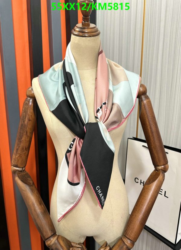 Chanel Replica Twill Silk Square Scarf/Shawl