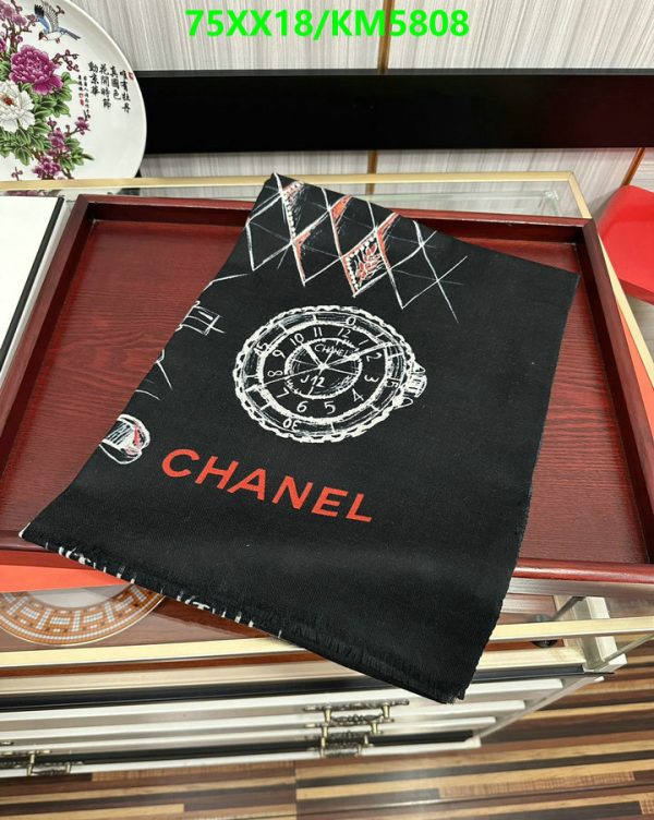 Chanel Replica Cashmere Logo Icon Shawl and Scarf