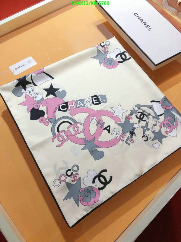 Chanel Replica Kamitsuki Maple Silk Print Square Scarf