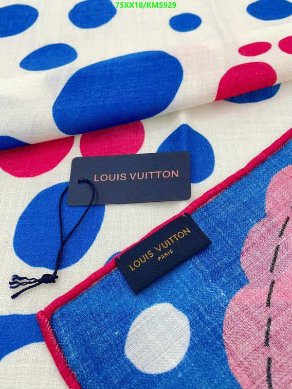 Louis Vuitton Replica LV x YK Infinity Monogram Dots Scarf 45