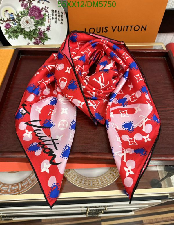 Louis Vuitton Replica Carre Bandana ILVU Silk Scarf