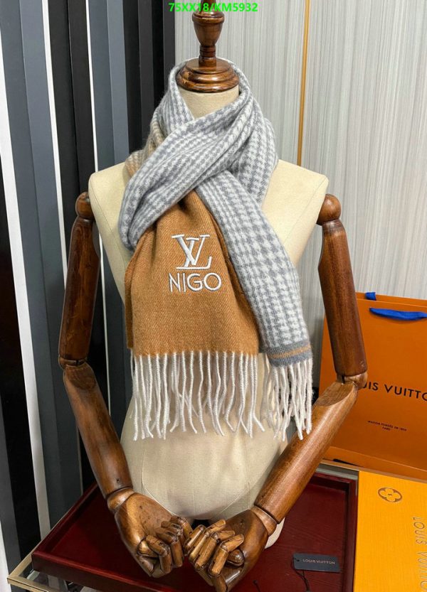 Louis Vuitton Replica Nigo Cashmere Scarf