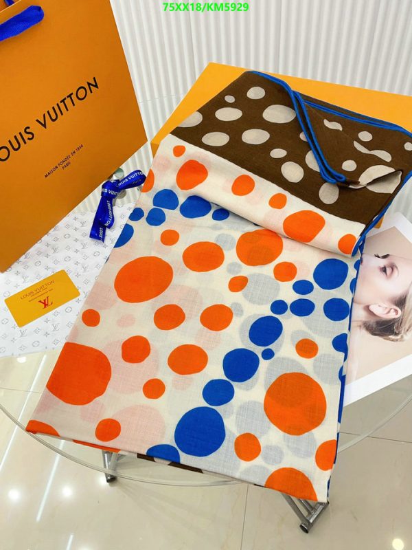 Louis Vuitton Replica LV x YK Infinity Monogram Dots Scarf 45