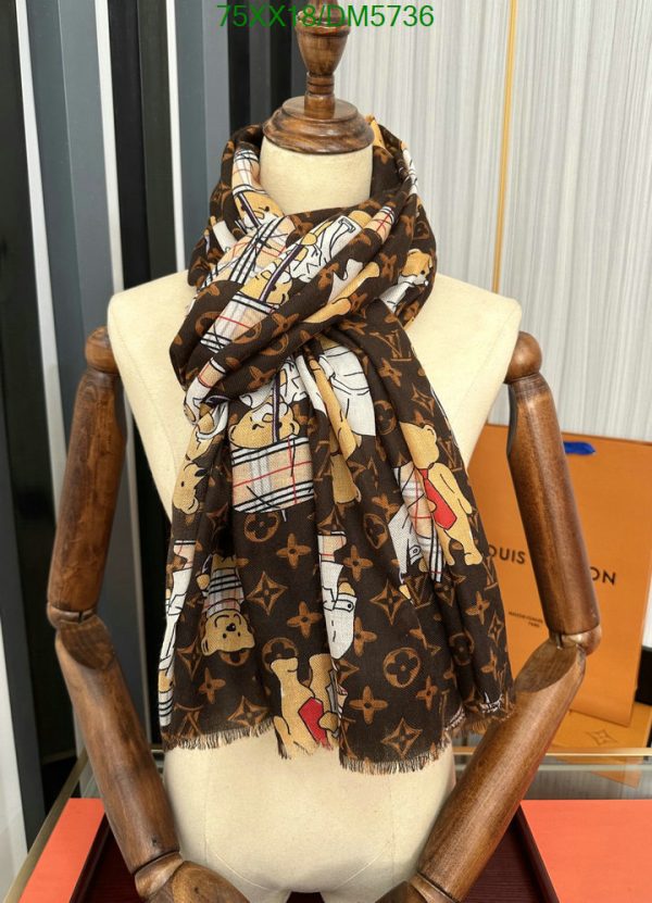 Louis Vuitton Replica Bear Happy Park Cashmere Shawl/Scarf