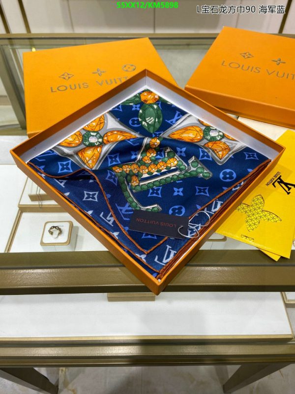 Louis Vuitton Replica Square Silk Fall Scarf