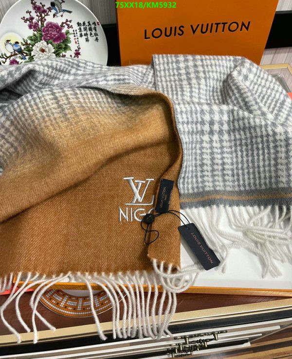 Louis Vuitton Replica Nigo Cashmere Scarf