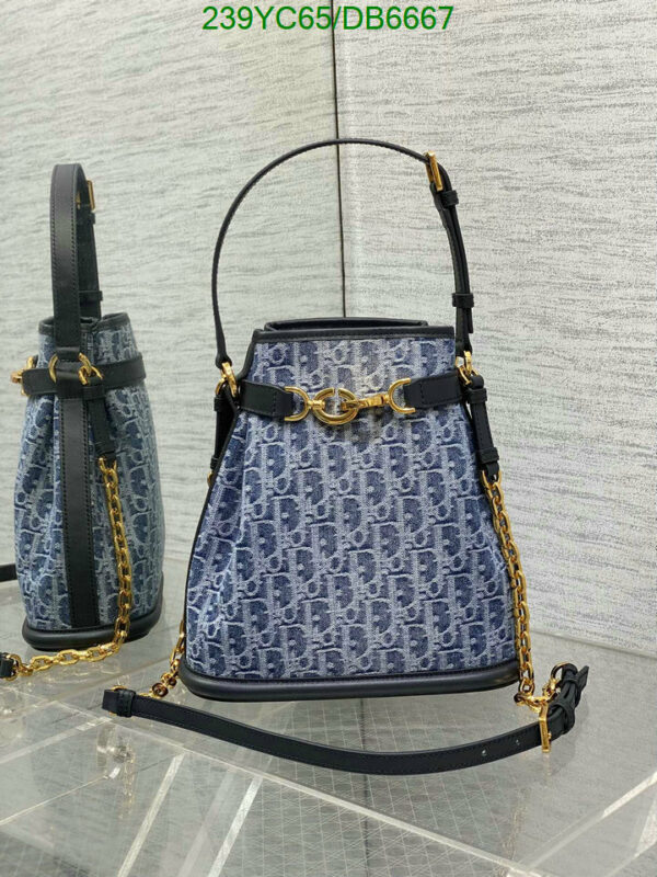 Christian Dior 1:1 Mirror Denim Medium C’est Dior Bag