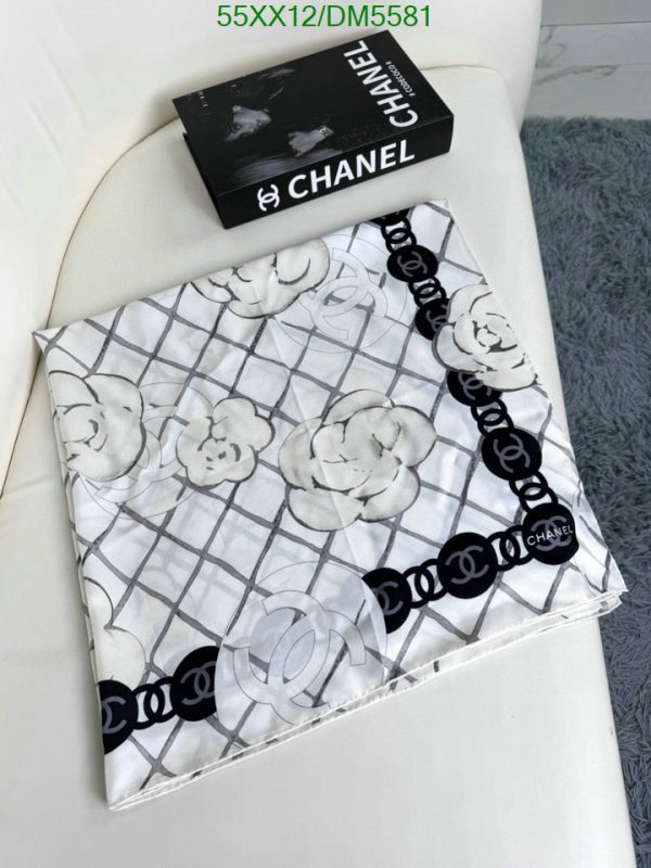 Chanel Replica Silk CC Camellia Scarf Square