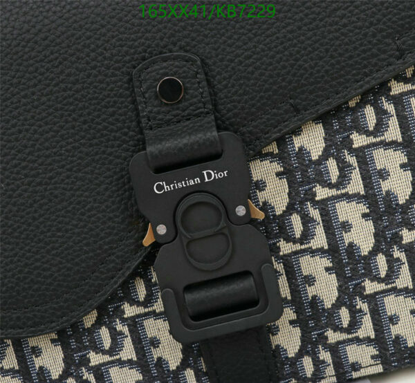 Christian Dior 1:1 Mirror Oblique Jacquard Saddle Bag With Strap