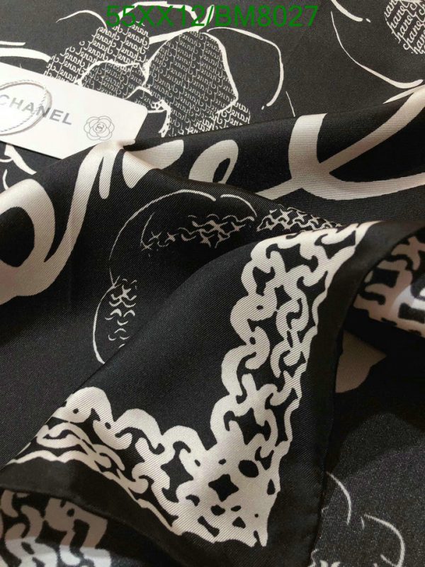 Chanel Replica Silk Interlocking Camelias Square Scarf