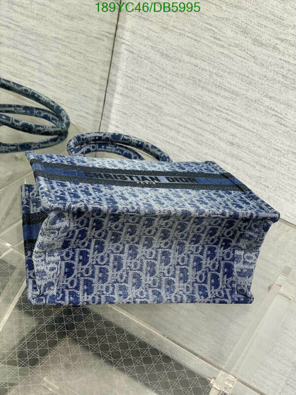 Christian Dior 1:1 Mirror Blue Denim Dior Book Tote