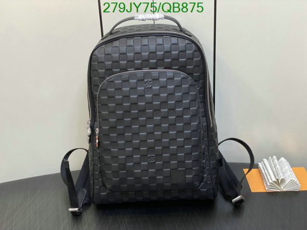 Louis Vuitton 1:1 Mirror Replica Avenue Black Backpack