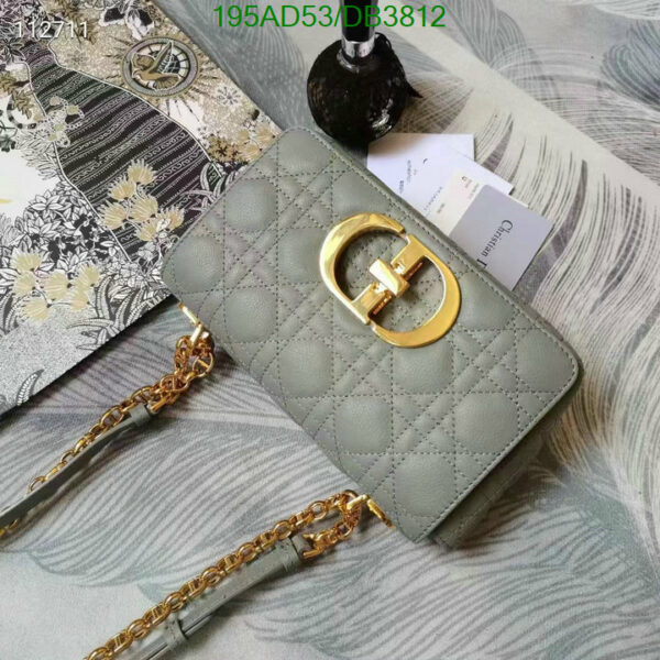 Christian Dior 1:1 Mirror Stone Gray Small Dior Caro Bag