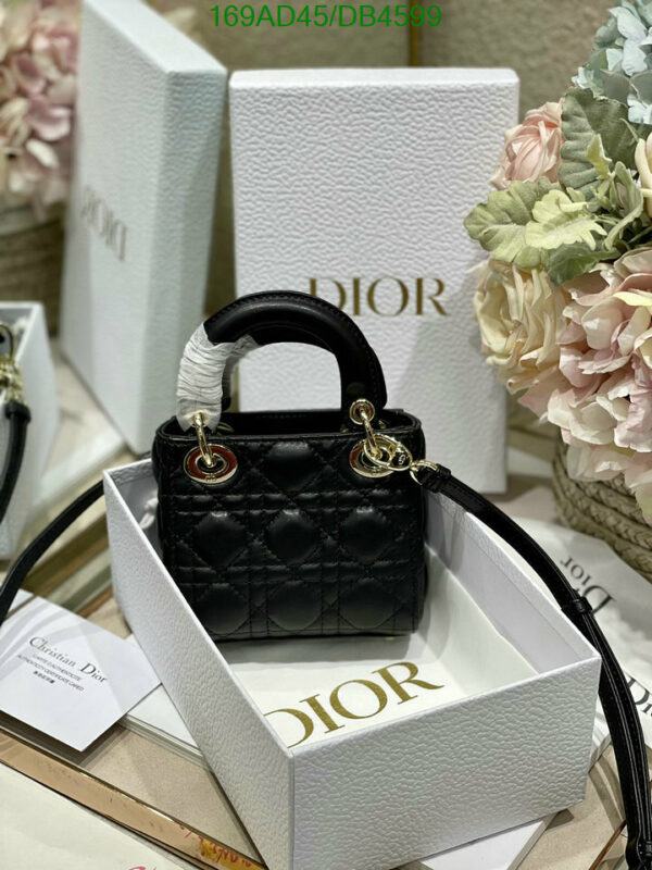 Christian Dior 1:1 Mirror Black Lady Dior Micro Bag