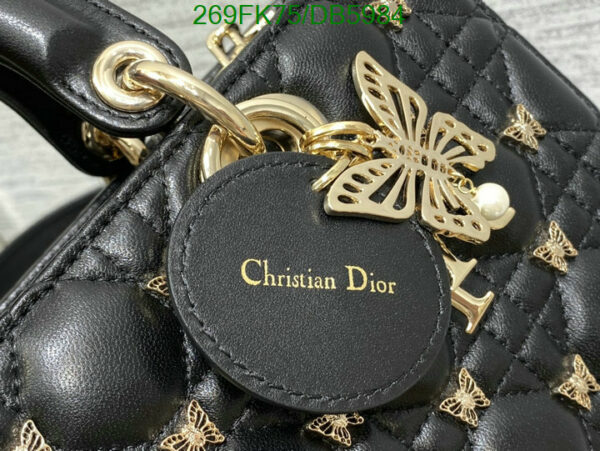 Christian Dior 1:1 Mirror Sheepskin Butterfly Cannage Lady D-Joy