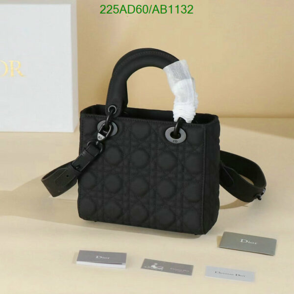 Christian Dior 1:1 Mirror Cannage Lady Dior Black Bag