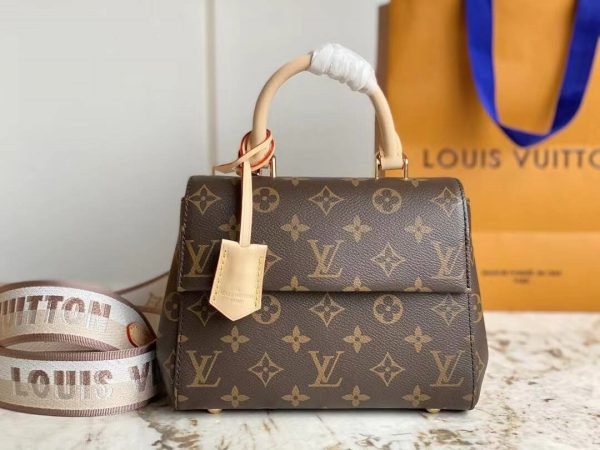 Louis Vuitton 1:1 Mirror Replica Cluny Mini Monogram Bag