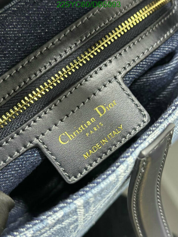 Christian Dior 1:1 Mirror Denim Oblique Jacquard Saddle Bag