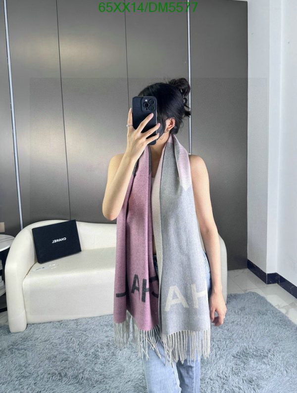 Chanel Replica Cashmere CC Logo Stole Scarf