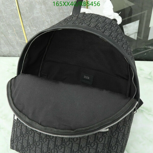 Christian Dior 1:1 Mirror Black Oblique Jacquard Rider Backpack