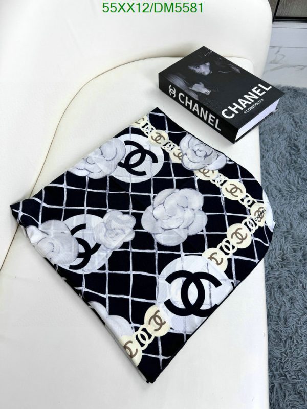 Chanel Replica Silk CC Camellia Scarf Square