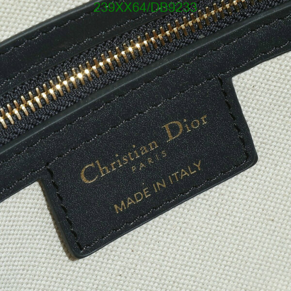 Christian Dior 1:1 Mirror Blue Oblique Jacquard Groove 25 Bag