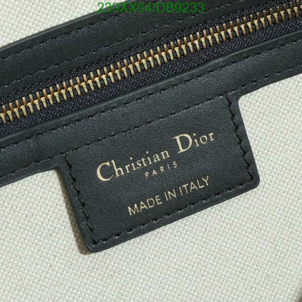 Christian Dior 1:1 Mirror Blue Oblique Jacquard Groove 25 Bag