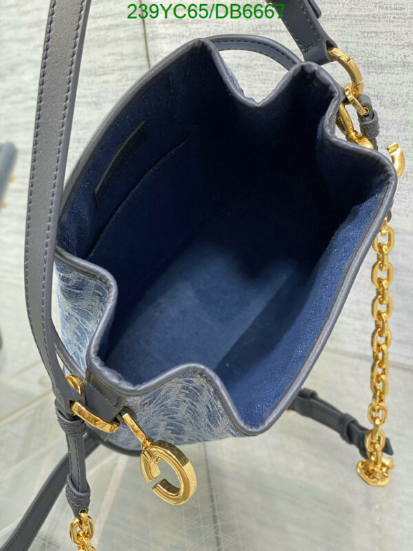 Christian Dior 1:1 Mirror Denim Medium C’est Dior Bag