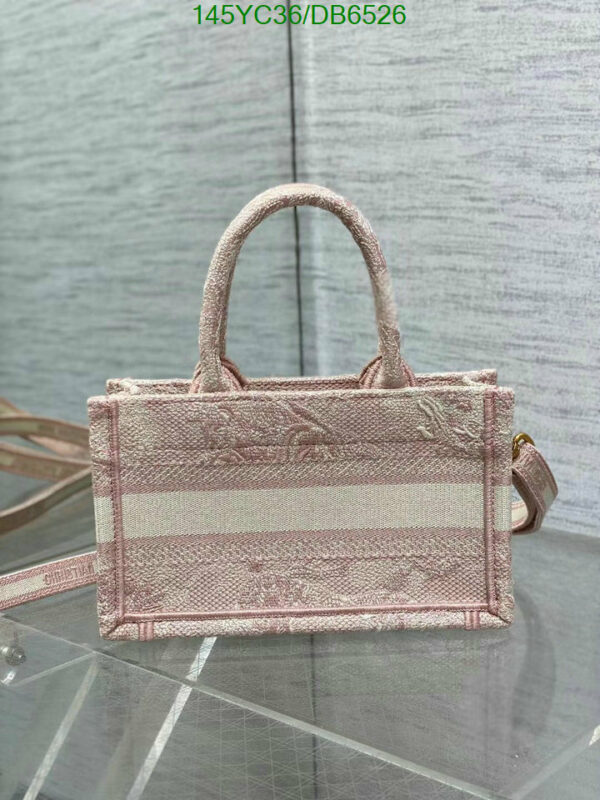 Christian Dior 1:1 Mirror Pink Toile de Jouy Mini Book Tote