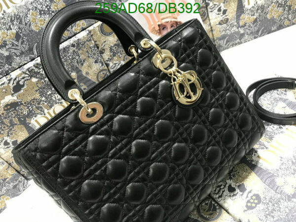 Christian Dior 1:1 Mirror Black Large Lady Dior Bag