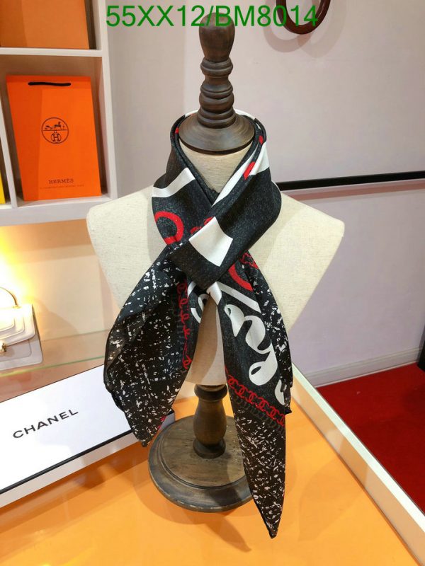 Chanel Replica Tweed Printed Rue Cambon Silk Square Scarf