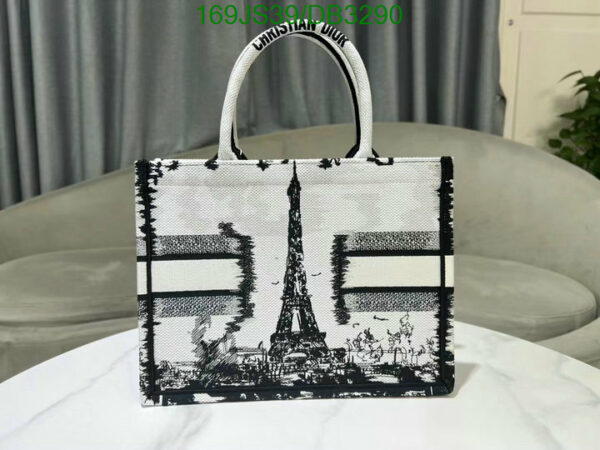 Christian Dior 1:1 Mirror Paris Embroidery Medium Dior Book Tote