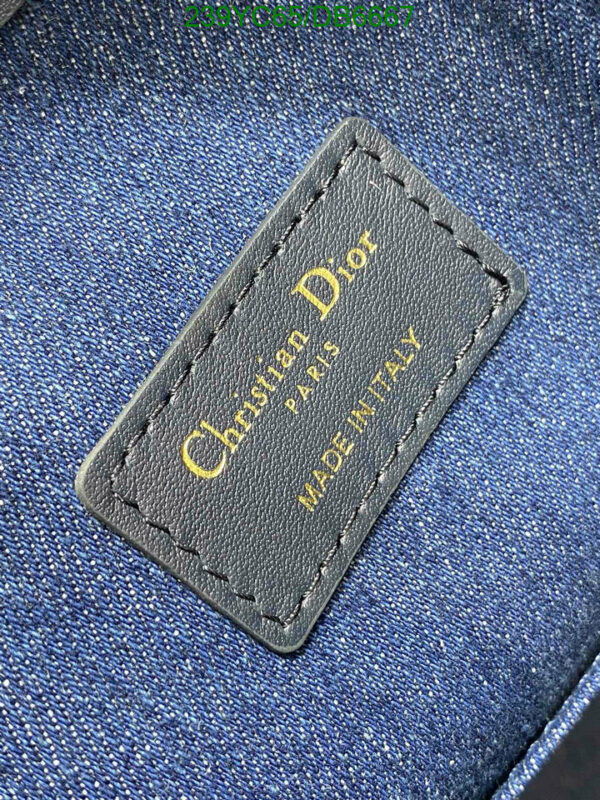 Christian Dior 1:1 Mirror Denim Medium C’est Dior Bag