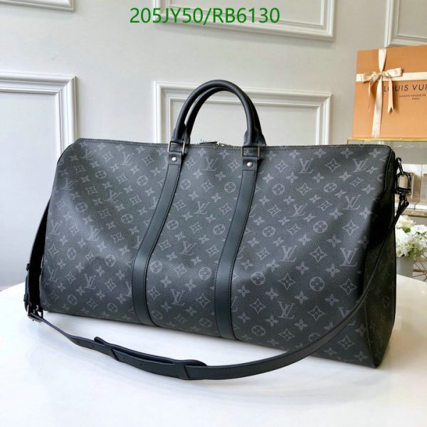 Louis Vuitton 1:1 Mirror Replica Monogram Eclipse Keepall Bandouliere