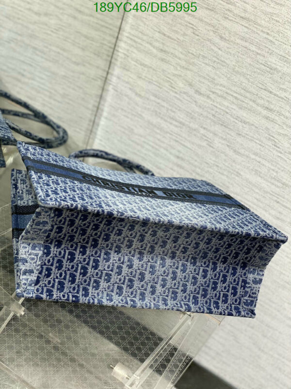 Christian Dior 1:1 Mirror Blue Denim Dior Book Tote