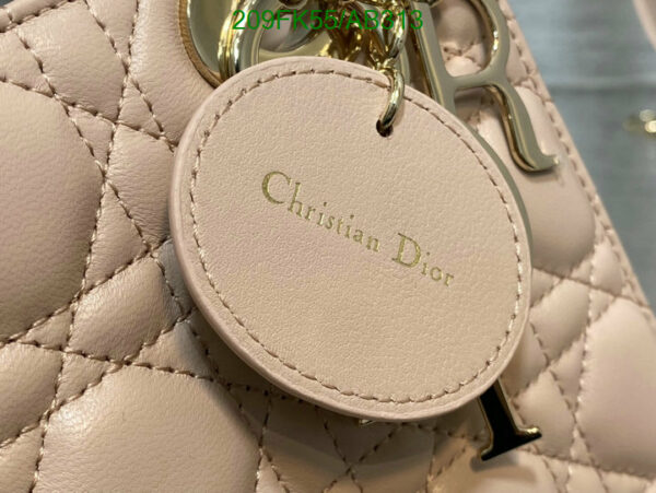 Christian Dior 1:1 Mirror Caramel Beige Lady Dior Bag