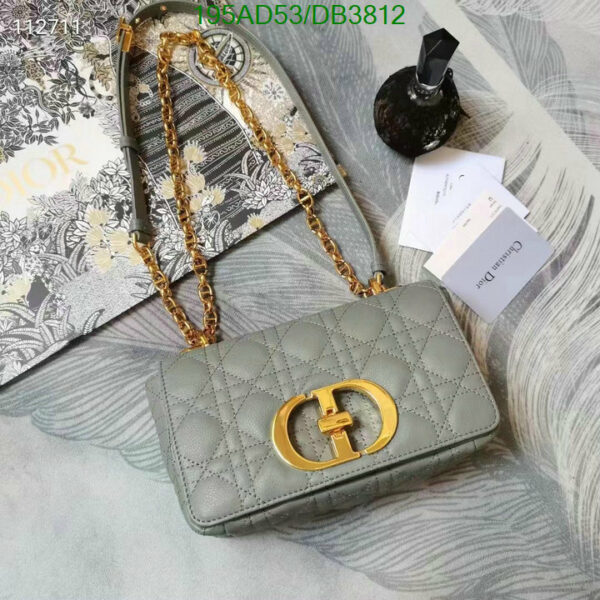 Christian Dior 1:1 Mirror Stone Gray Small Dior Caro Bag