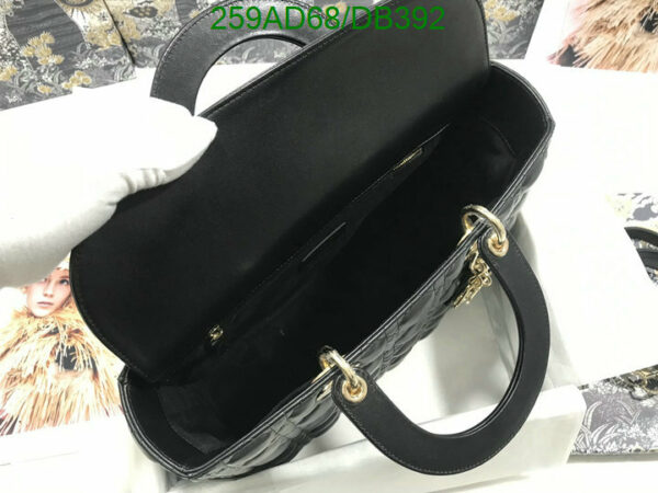 Christian Dior 1:1 Mirror Black Large Lady Dior Bag