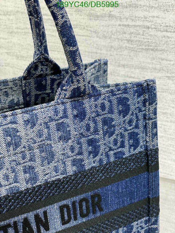 Christian Dior 1:1 Mirror Blue Denim Dior Book Tote