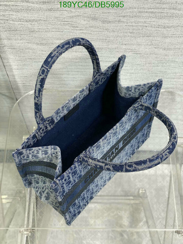 Christian Dior 1:1 Mirror Blue Denim Dior Book Tote