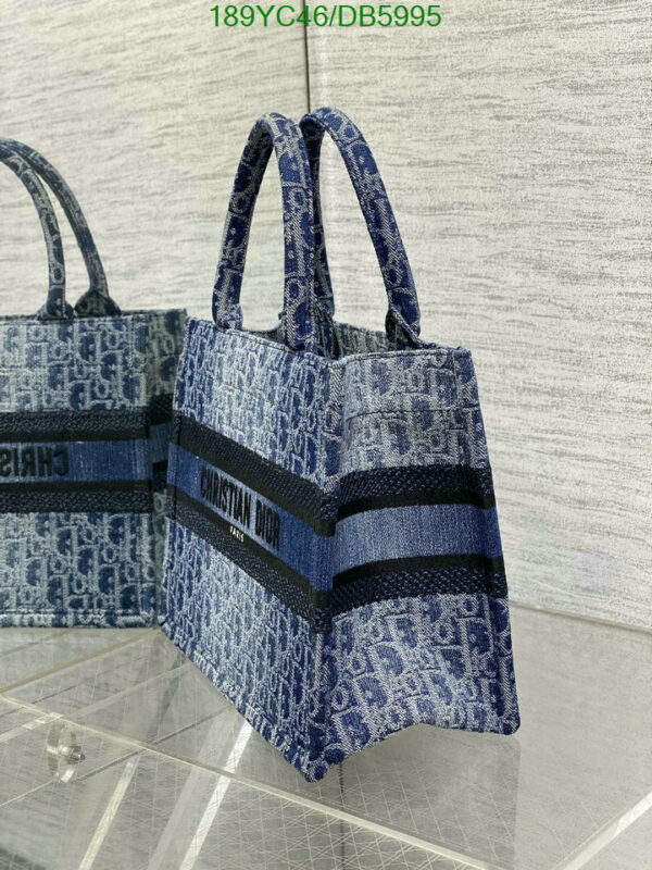 Christian Dior 1:1 Mirror Blue Denim Dior Book Tote