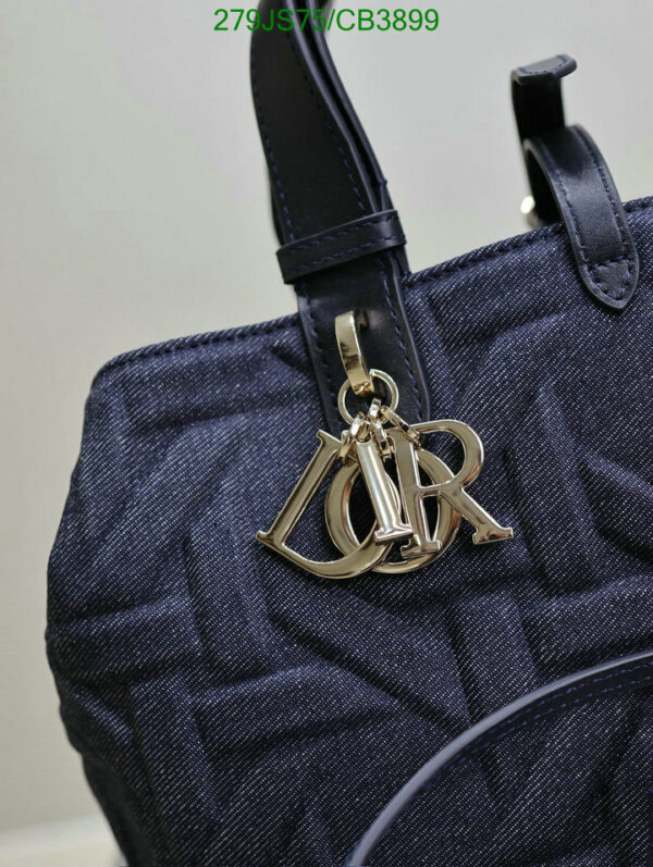 Christian Dior 1:1 Mirror Denim Medium Toujours Bag