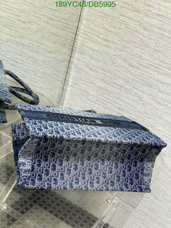 Christian Dior 1:1 Mirror Blue Denim Dior Book Tote