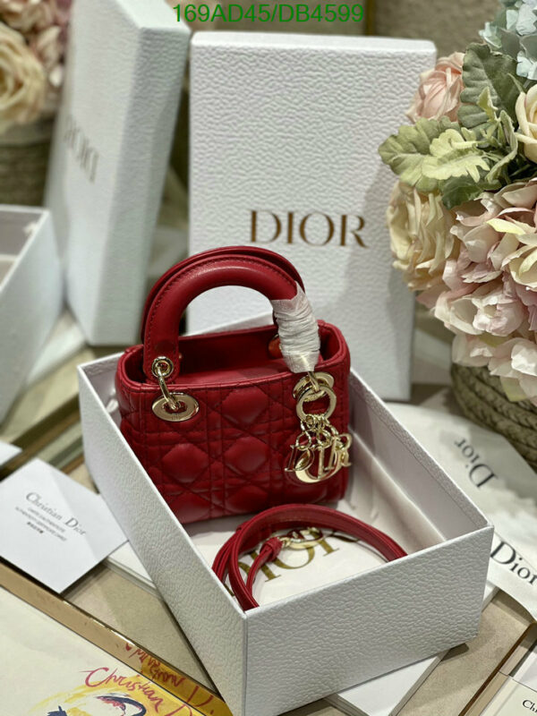 Christian Dior 1:1 Mirror Black Lady Dior Micro Bag