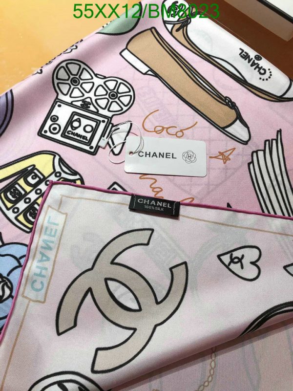 Chanel Replica Silk Designer Pink Blue Shawl/Scarf