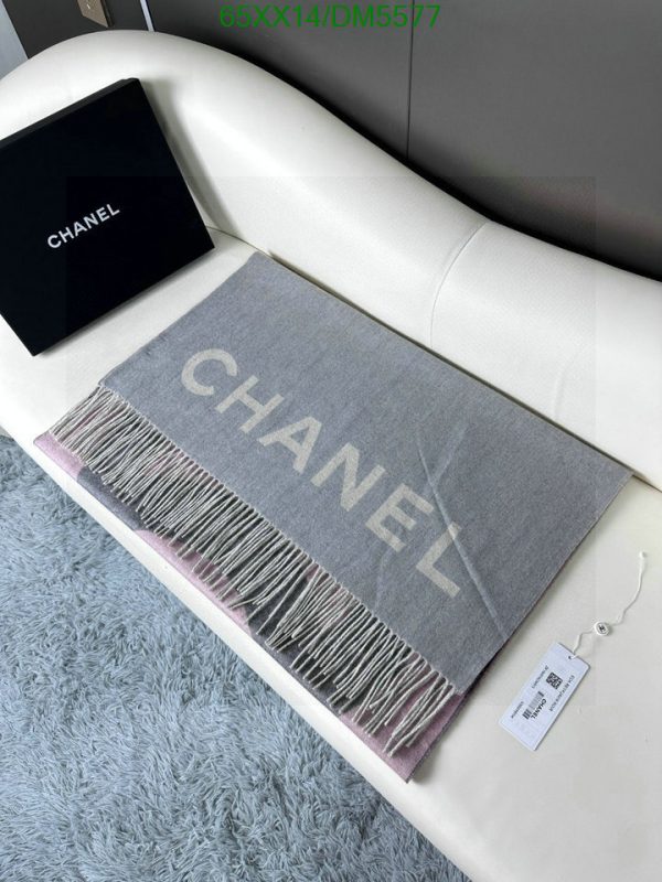 Chanel Replica Cashmere CC Logo Stole Scarf