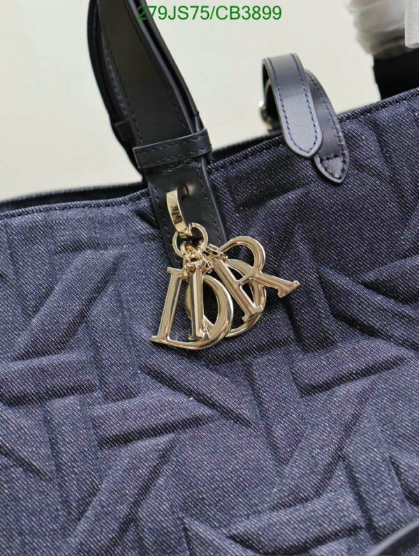 Christian Dior 1:1 Mirror Denim Medium Toujours Bag