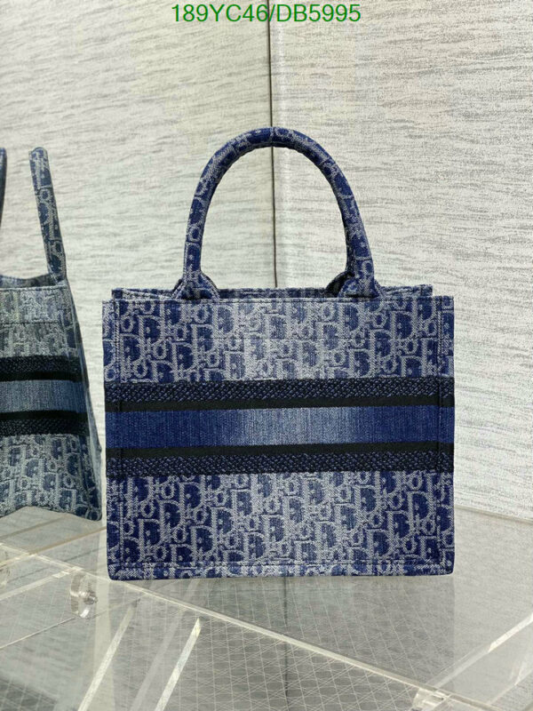 Christian Dior 1:1 Mirror Blue Denim Dior Book Tote