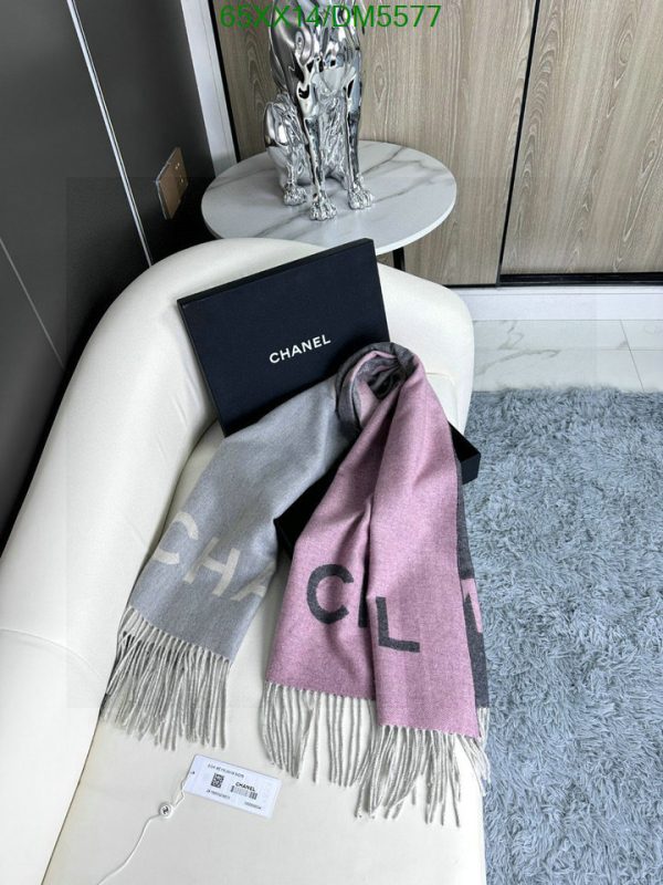 Chanel Replica Cashmere CC Logo Stole Scarf